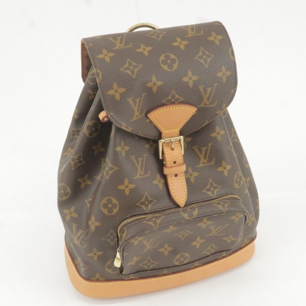 4 Louis Vuitton Monogram Montsouris MM Back Pack Bag