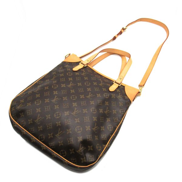 5 Louis Vuitton Odeon Gm Shoulder Handbag Monogram Canvas Brown