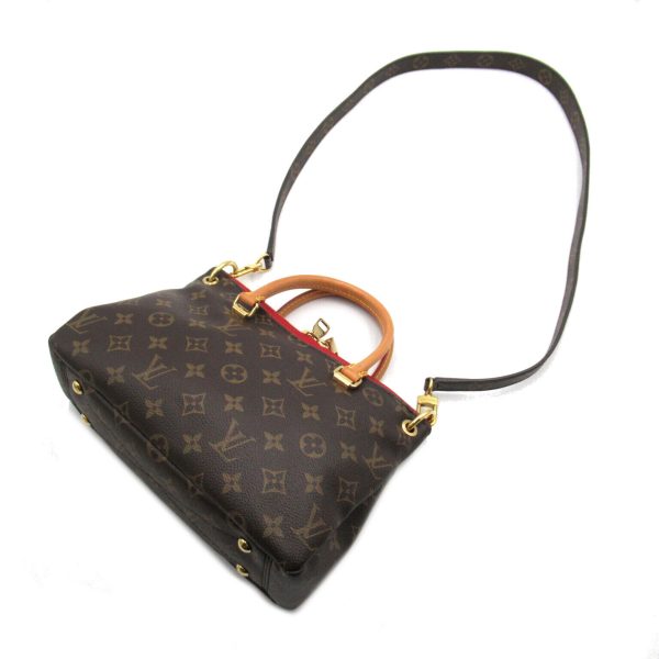 5 Louis Vuitton Palas BB 2way Shoulder Bag Monogram Canvas Brown Women