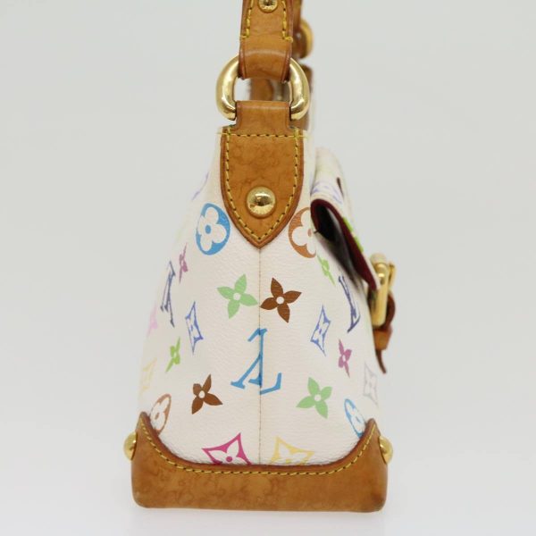 5 Louis Vuitton Monogram Multicolor Eliza Shoulder Bag White