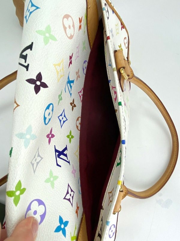 5 Louis Vuitton Bag Beverly GM Shoulder White Monogram Multicolor Shoulder