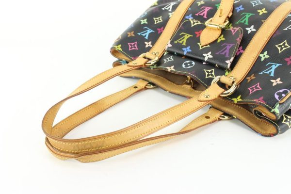 5 Louis Vuitton Black Monogram Multicolor Aurelia Shoulder Bag