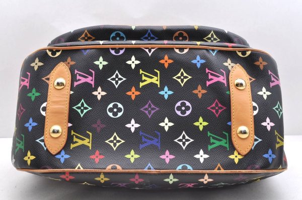 5 Louis Vuitton Monogram Multicolor Rita Shoulder Bag Black