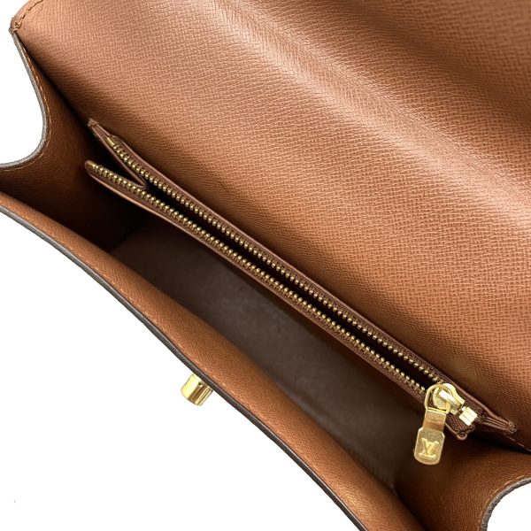 5 Louis Vuitton Malesherbes Hand Bag Monogram Canvas Brown