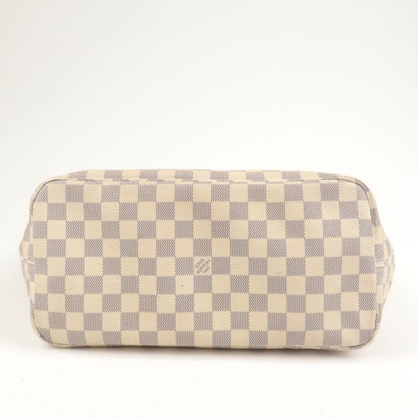 5 Louis Vuitton Damier Azur Neverfull MM Tote Bag