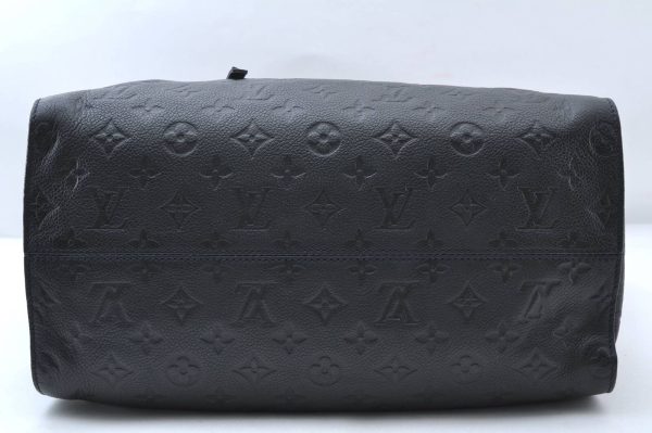 5 Louis Vuitton Monogram Empreinte Lumineuse PM Tote Bag Navy