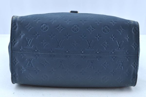 5 Louis Vuitton Monogram Empreinte Lumineuse PM Tote Bag Blue