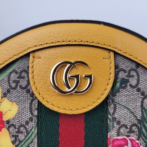 5 Gucci Ophidia Floral Coated Canvas Crossbody Chain Bag