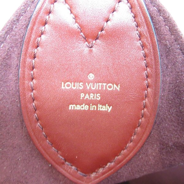 6 Louis Vuitton Flower Hobo Shoulder Bag Monogram Leather Bordeaux