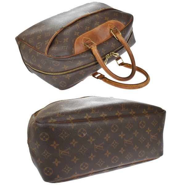 6 Louis Vuitton Bowling Vanity Brown Leather Monogram