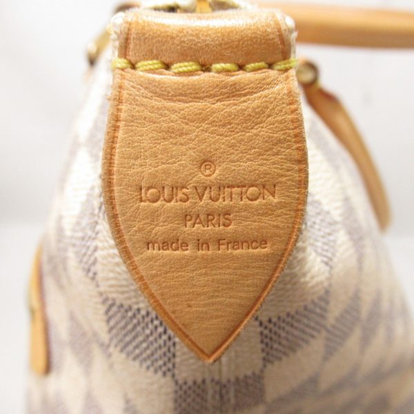 6 Louis Vuitton Saleya GM Hand Bag Damier Azur Canvas White