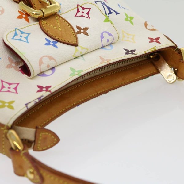 6 Louis Vuitton Monogram Multicolor Eliza Shoulder Bag White