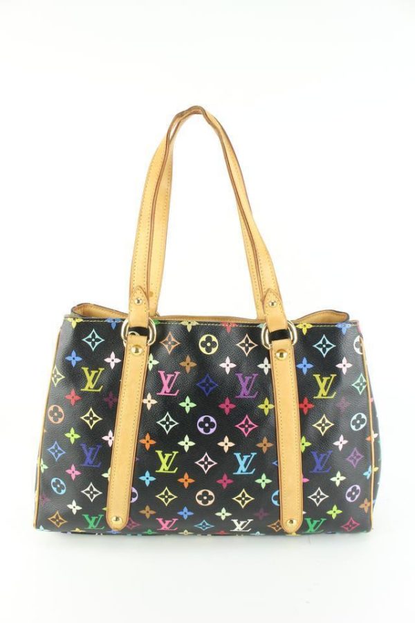 6 Louis Vuitton Black Monogram Multicolor Aurelia Shoulder Bag