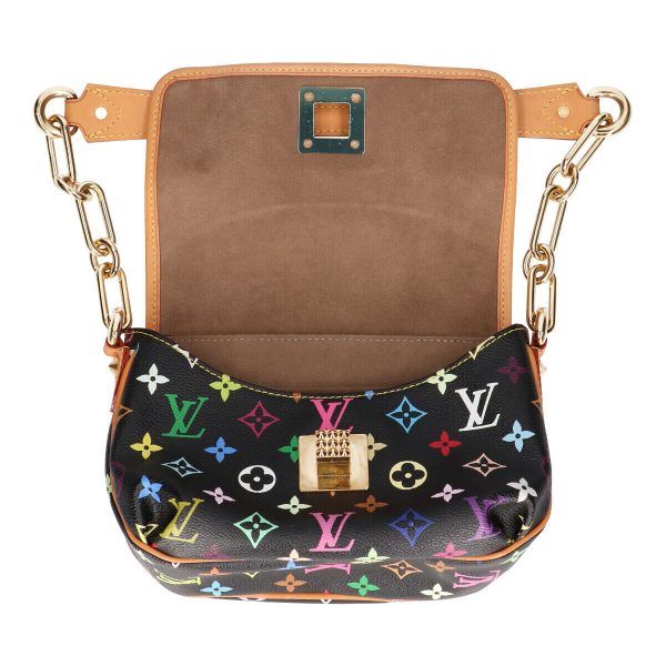 6 Louis Vuitton Patty Monogram Multicolor Noir Black Handbag