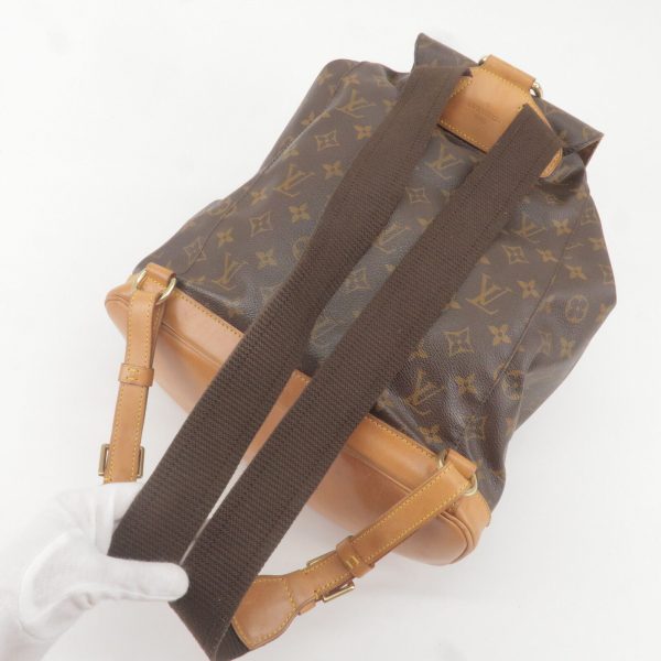 6 Louis Vuitton Monogram Montsouris GM Back Pack