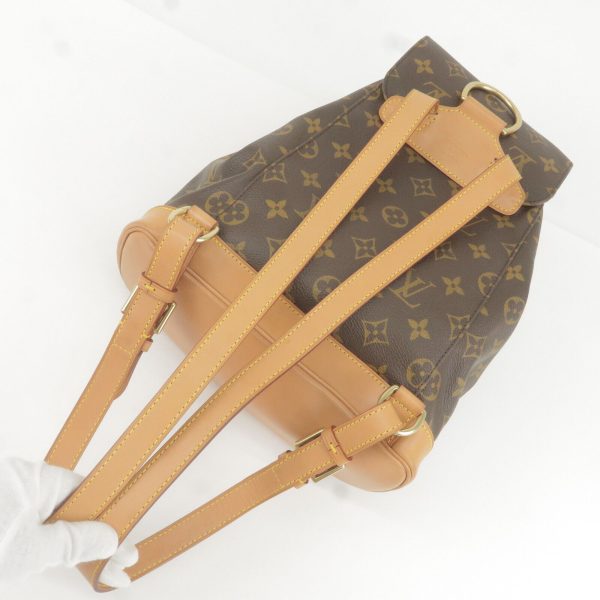 6 Louis Vuitton Monogram Montsouris MM Back Pack Bag