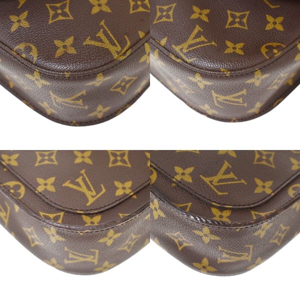 6 Louis Vuitton Saint Cloud GM Shoulder Bag Monogram Leather Brown
