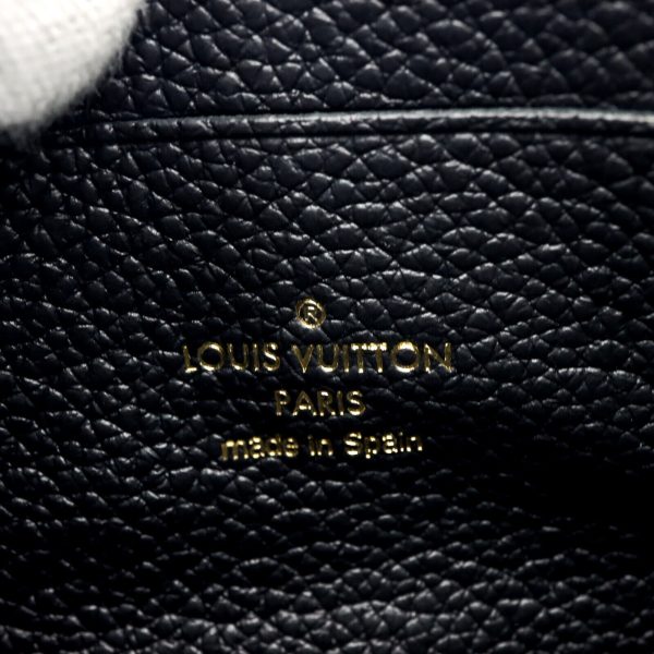 7 Louis Vuitton Pochette Double Zip Shoulder Bag Monogram Empreinte Black
