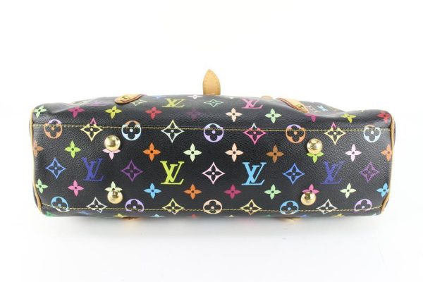 7 Louis Vuitton Black Monogram Multicolor Aurelia Shoulder Bag