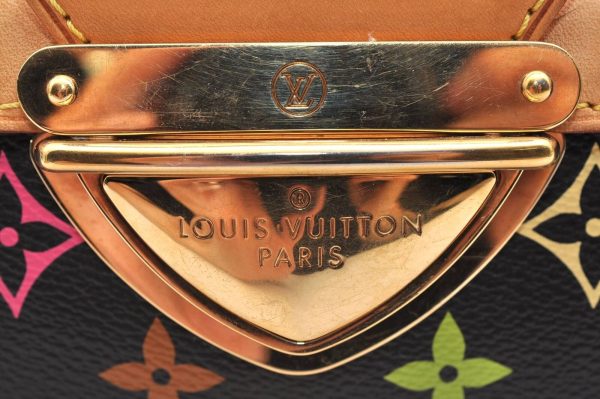 7 Louis Vuitton Monogram Multicolor Rita Shoulder Bag Black