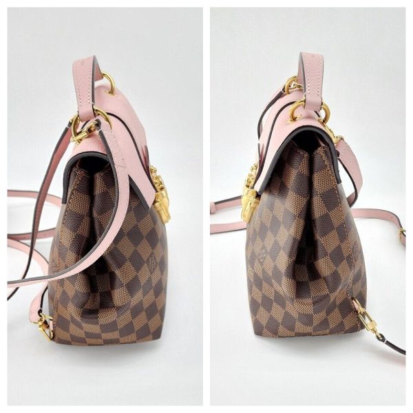 7 Louis Vuitton Clapton Backpack Damier Ebene Canvas Pink