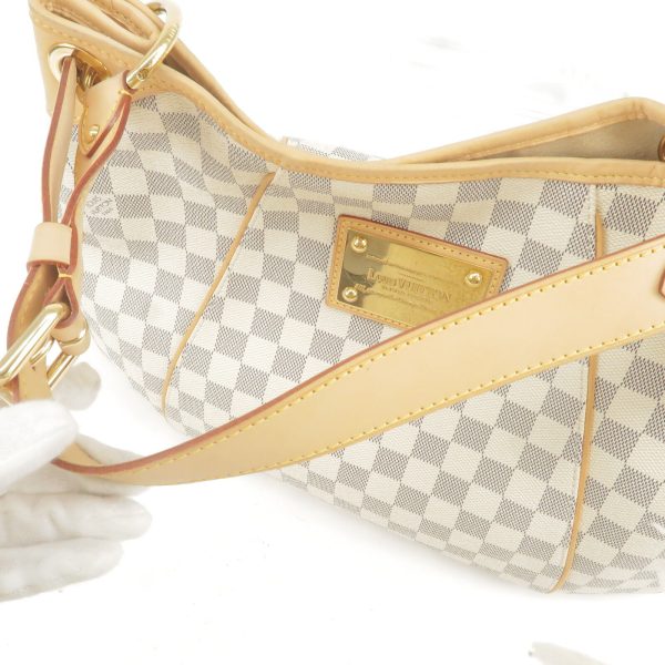 7 Louis Vuitton Damier Azur Galliera PM Shoulder Bag