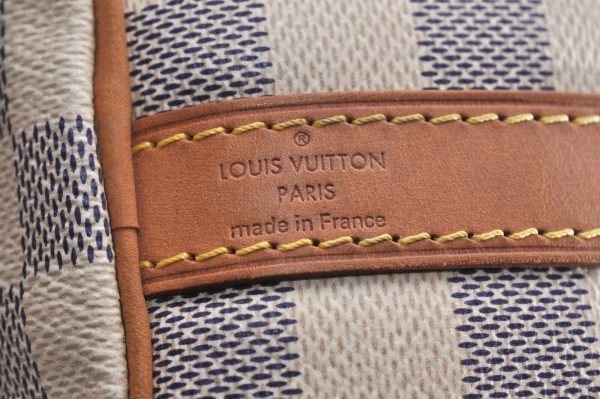 7 Louis Vuitton Damier Azur Speedy Bandouliere 30 Hand Bag