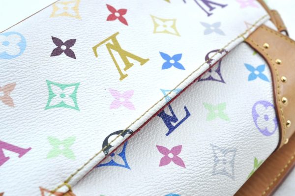 7 Louis Vuitton Monogram Multicolor Marilyn Shoulder Bag White