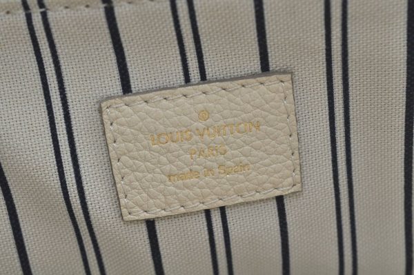 7 Louis Vuitton Monogram Empreinte Citadine PM Tote Bag White