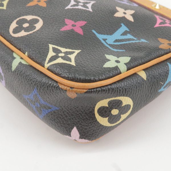 7 Louis Vuitton Monogram MultiColor Pochette Accessoires