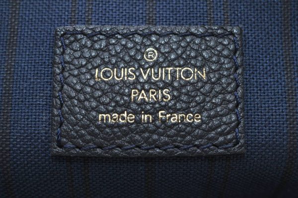 7 Louis Vuitton Monogram Empreinte Lumineuse PM Tote Bag Navy