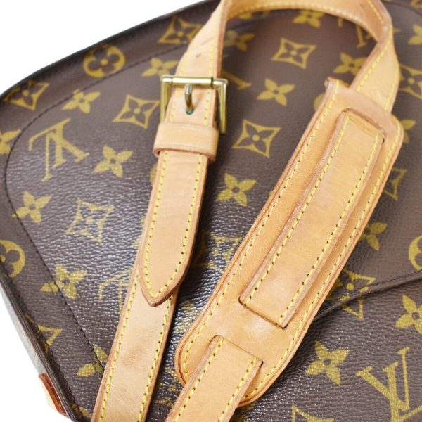 7 Louis Vuitton Saint Cloud GM Shoulder Bag Monogram Leather Brown