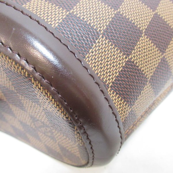 7 Louis Vuitton Manosque PM Shoulder Tote Bag Damier Ebene LV Women