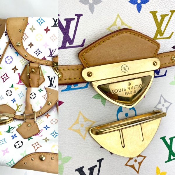 8 Louis Vuitton Bag Beverly GM Shoulder White Monogram Multicolor Shoulder