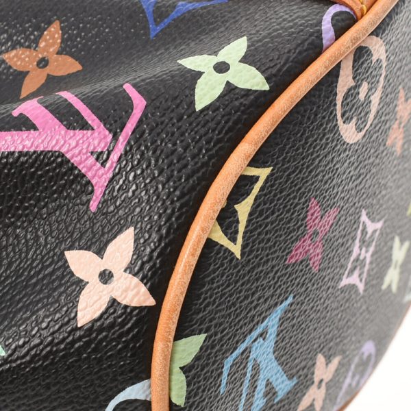 8 Louis Vuitton Multicolor Theda GM Black Hand Bag