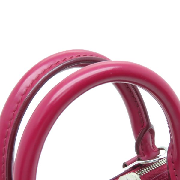 8 Louis Vuitton Alma BB Satchel Shoulder Handbag Epi Leather Red
