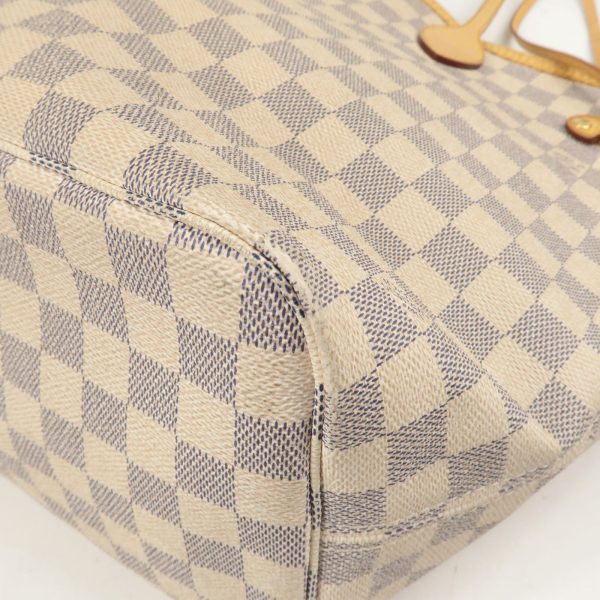 8 Louis Vuitton Damier Azur Neverfull MM Tote Bag