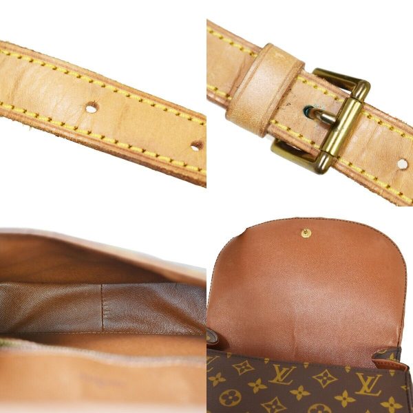 8 Louis Vuitton Saint Cloud GM Shoulder Bag Monogram Leather Brown