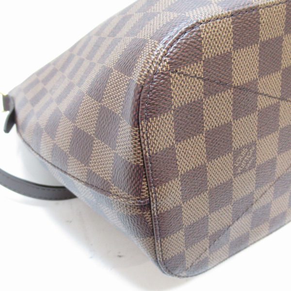 9 Louis Vuitton Sienna MM Shoulder Crossbody Bag Damier Canvas Brown Ebene