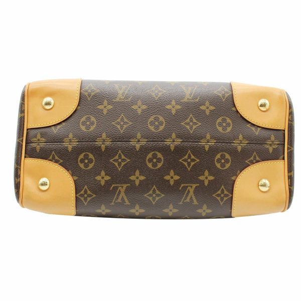 9 Louis Vuitton Retiro Nm Monogram Canvas 2way Shoulder Bag Brown