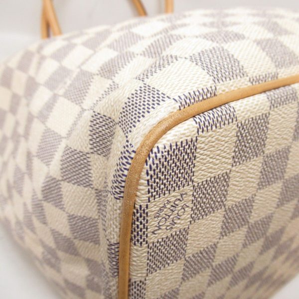 9 Louis Vuitton Saleya GM Hand Bag Damier Azur Canvas White