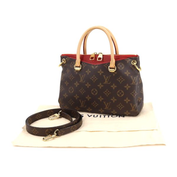 9 Louis Vuitton Monogram Pallas BB 2way Hand Shoulder Bag Cerise