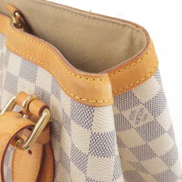 9 Louis Vuitton Damier Azur Hampstead MM Hand Bag