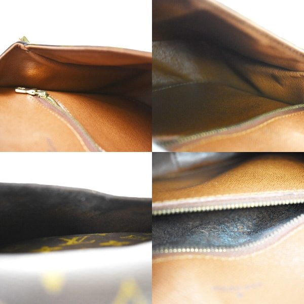 9 Louis Vuitton Saint Cloud GM Shoulder Bag Monogram Leather Brown