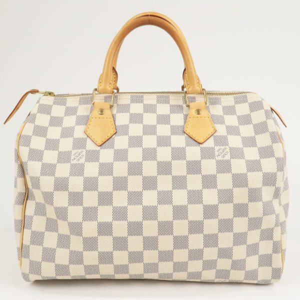 s l1600 1 Louis Vuitton Damier Azur Speedy 30 Boston Hand Bag