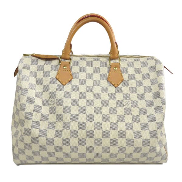 s l1600 1 LOUIS VUITTON Boston bag Speedy 35 Damier Azure Damier canvas handbag