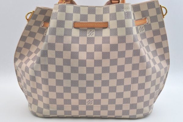 s l1600 1 Louis Vuitton Damier Azur Girolata 2Way Shoulder Tote Bag