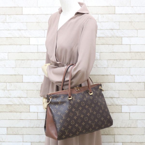 s l1600 1 LOUIS VUITTON Shoulder Bag Brown Vane Handbag Monogram Pallas