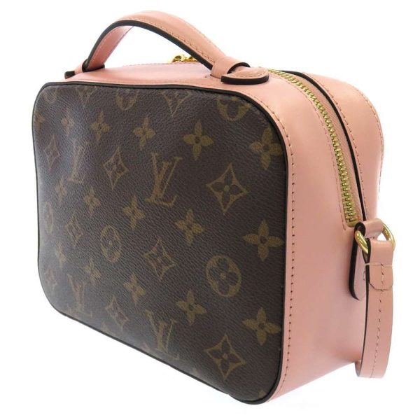 s l1600 1 LOUIS VUITTON Saintonge Monogram Rose Poudre Shoulder Bag