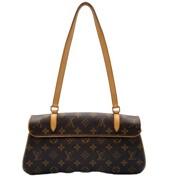 s l1600 1 LOUIS VUITTON Pochette Marelle Shoulder Bag Monogram Canvas Brown